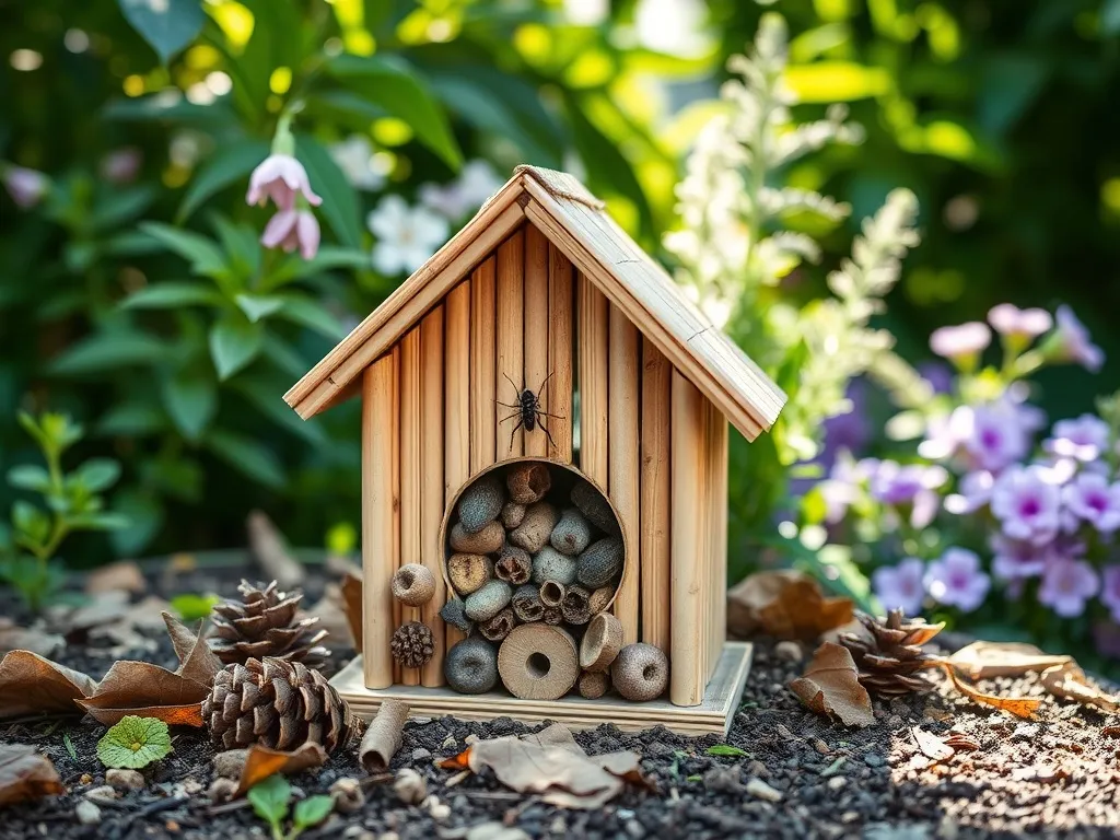 Domek dla owadów: jak stworzyć przyjazne schronienie w ogrodzie?